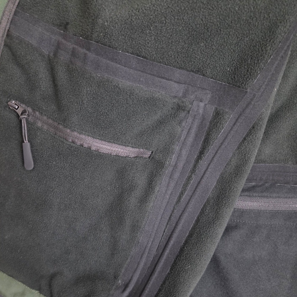 BAERSkin Tactical Softshell Jacket Hoodie Green Fleece Lined Men's L Patches - Picture 7 of 9